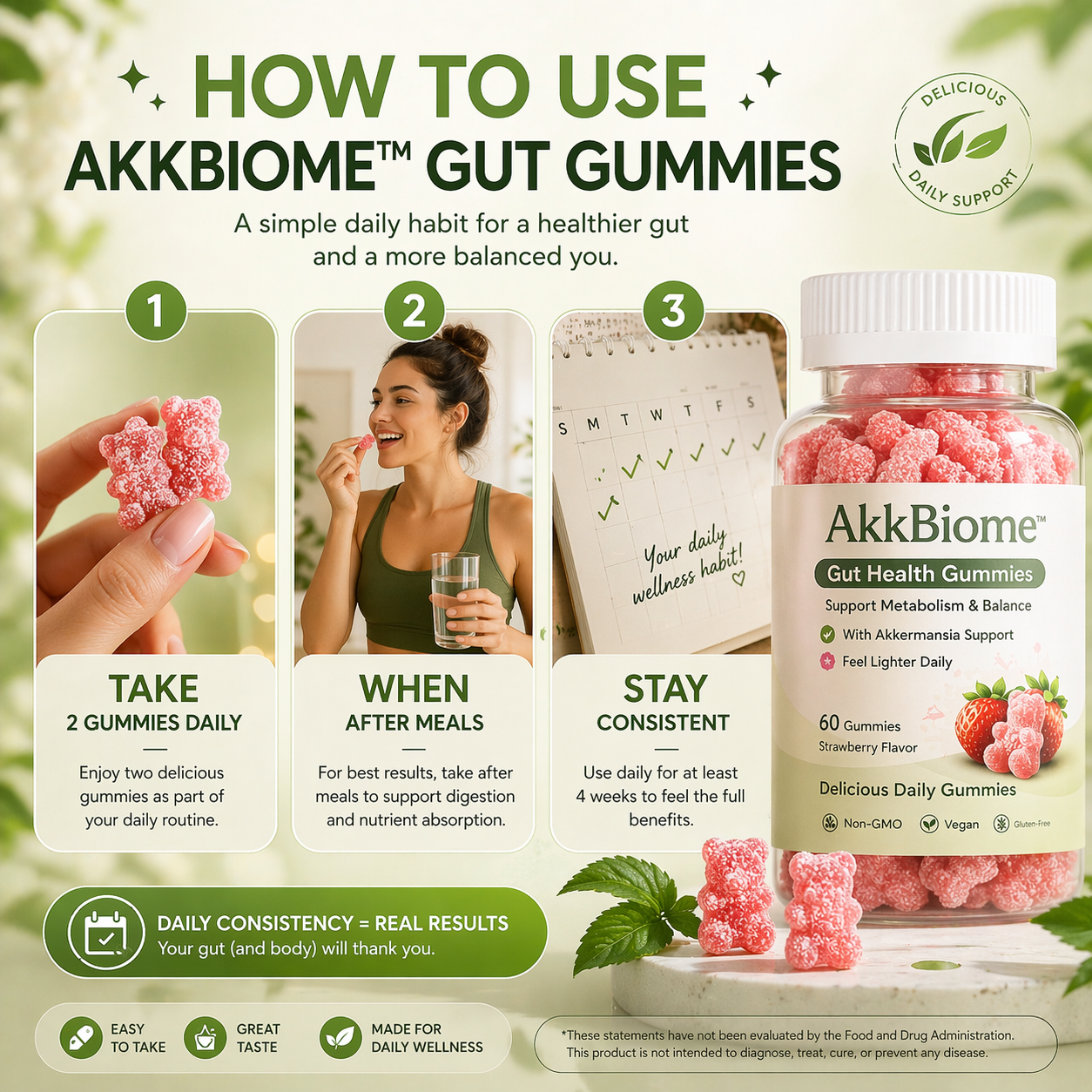 AkkBiome™ Gut Health Gummies AkkBiome™